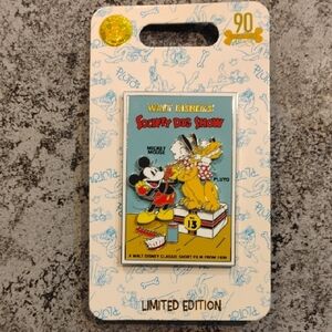 Disney Society Dog Show Pin with Blue and Yellow